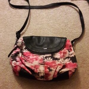 Elle watercolor bow faux leather lolita retro bag